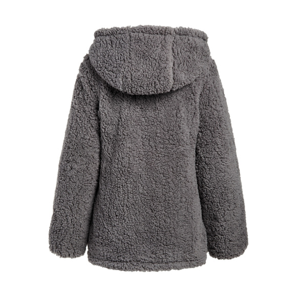 NWT-Women's Reebok Reversible Sherpa Puffer Jacket - Picture 8 of 8